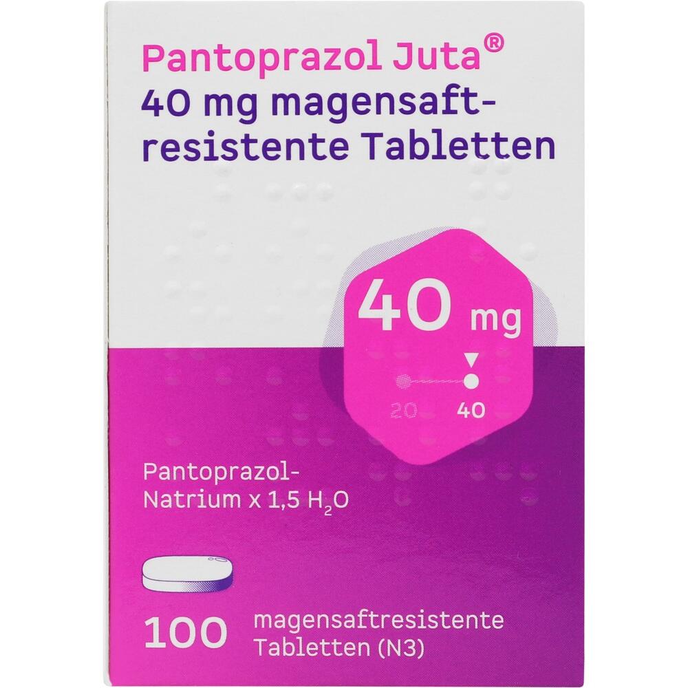 Pantoprazol Juta 40 mg magensaftresidente  100 St Tabletten magensaftresistent