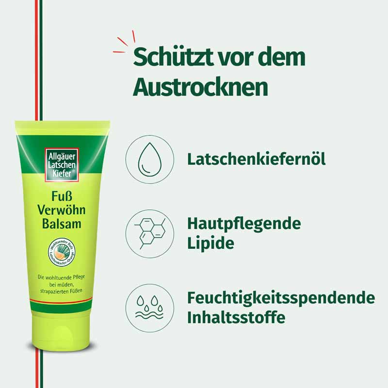 Allgäuer Latschen Kiefer Fuß Verwöhn Balsam  100 ml Balsam