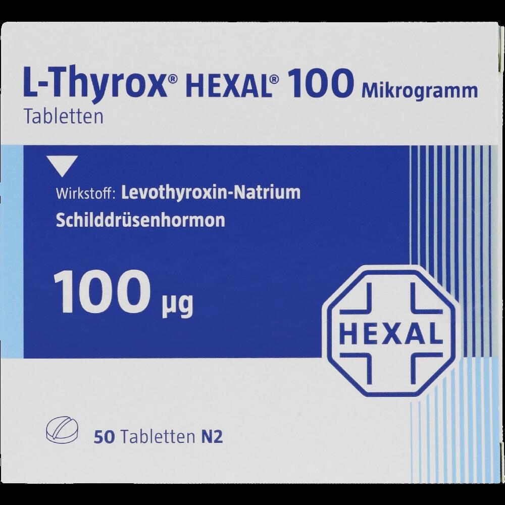 L-Thyrox HEXAL 100 50 St Tabletten