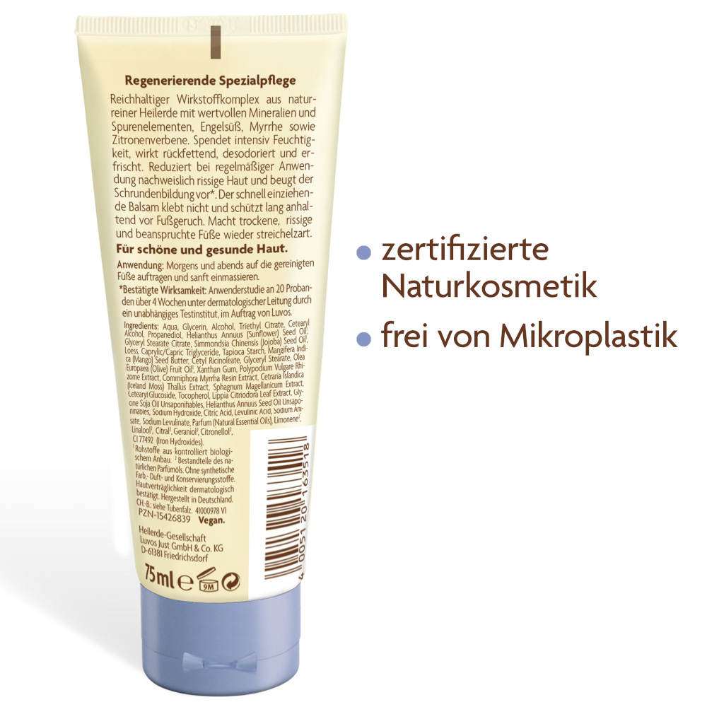 Luvos HEILERDE Fußbalsam 75 ml Balsam