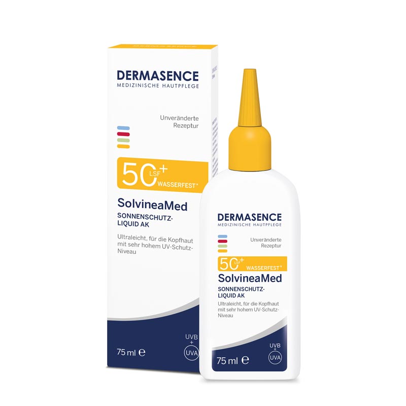 DERMASENCE SolvineaMed SONNENSCHUTZ-LIQUID AK LSF 50+ 75 ml Tonikum