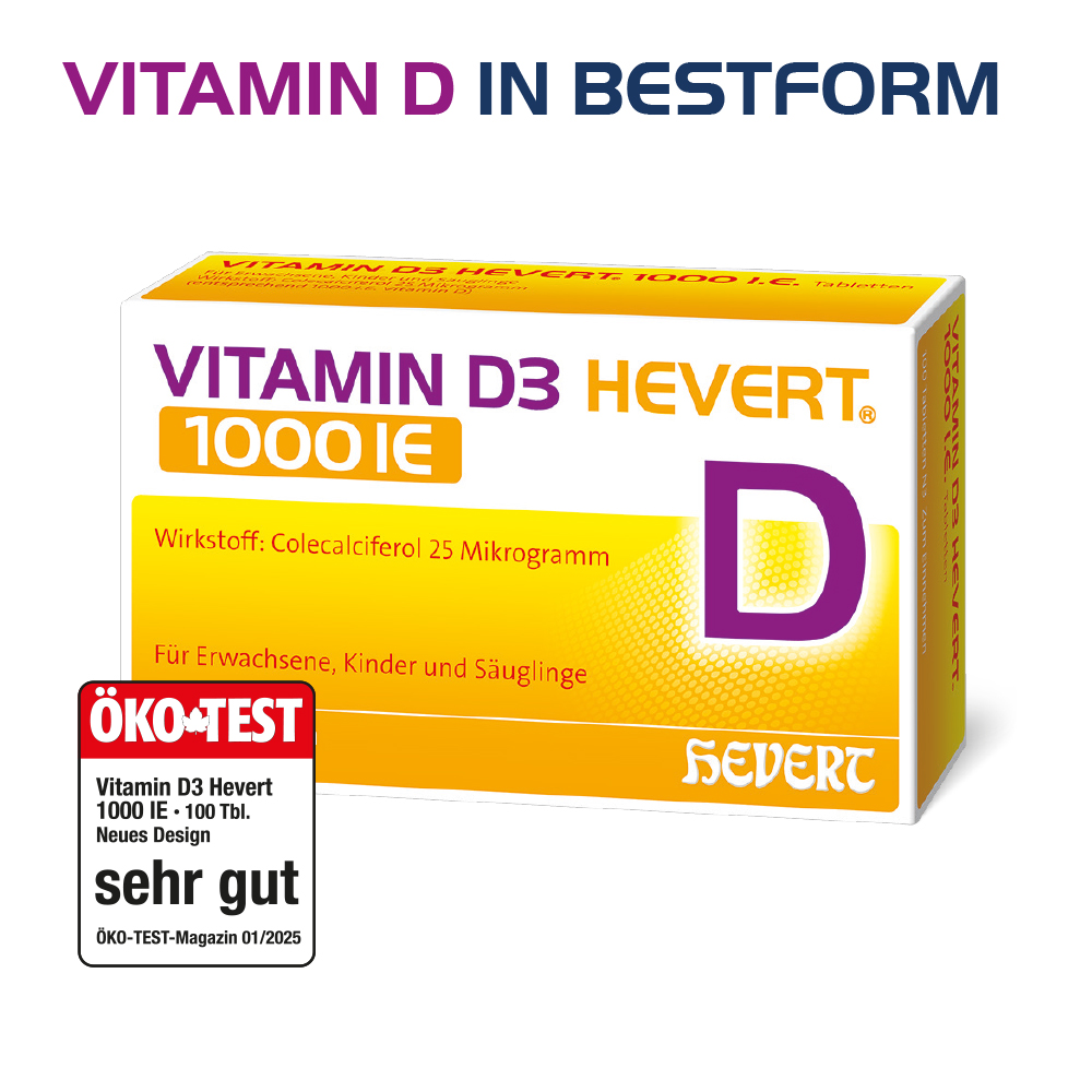 VITAMIN D3 HEVERT 1000 IE 200 St Tabletten