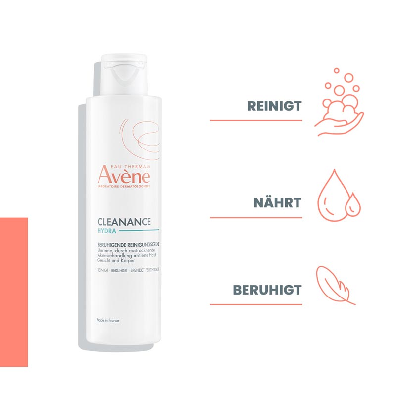 Avène CLEANANCE HYDRA BERUHIGENDE REINIGUNGSCREME 200 ml Creme