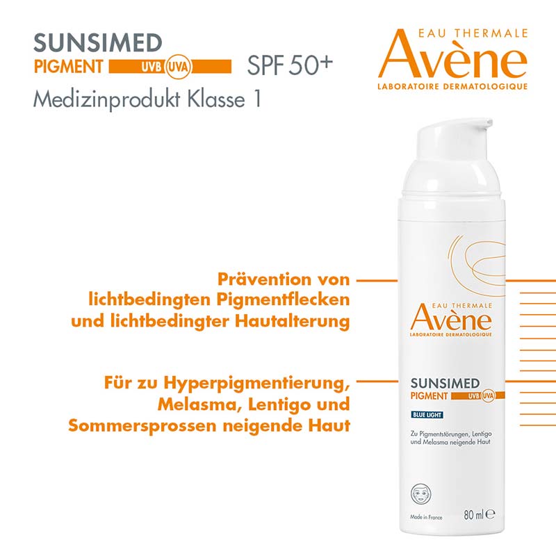 Avène SUNSIMED PIGMENT BLUE LIGHT  80 ml Emulsion