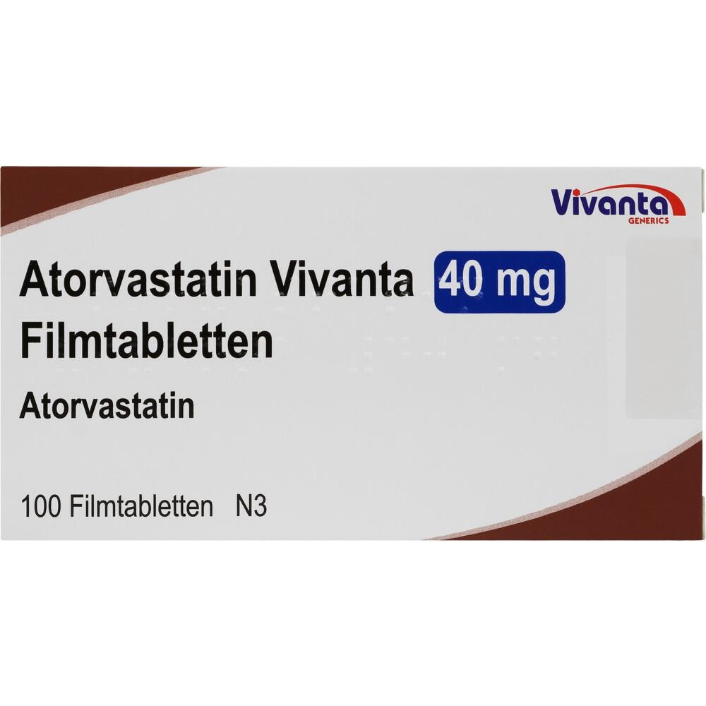 ATORVASTATIN Vivanta 40 mg  100 St Filmtabletten
