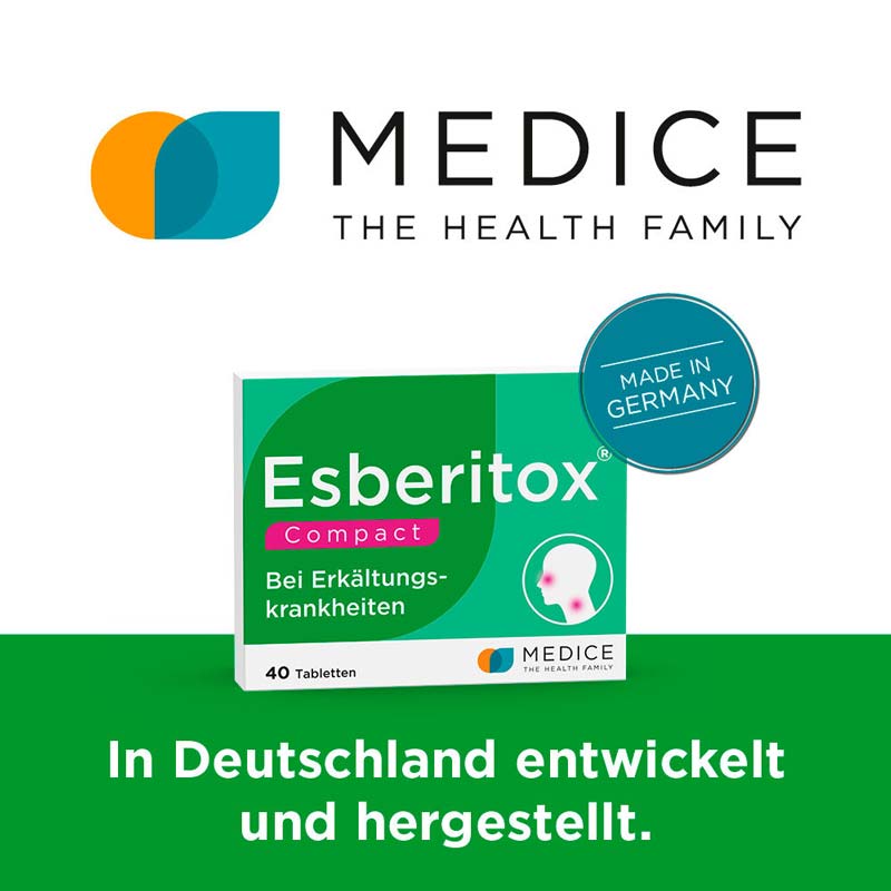 Esberitox Compact Bei Erkältungskrankheiten 40 St Tabletten