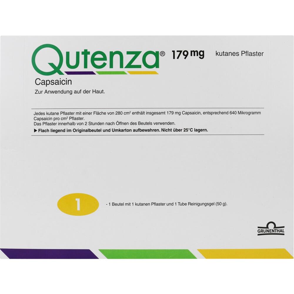 Qutenza 179mg kutanes Pflaster 1 St Pflaster