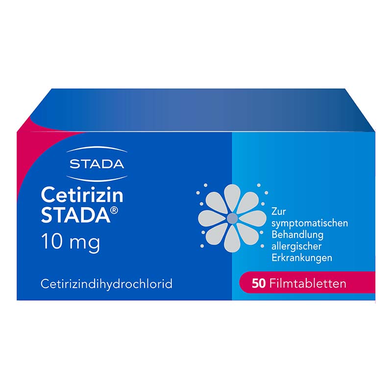 Cetirizin STADA 10 mg 50 St Filmtabletten