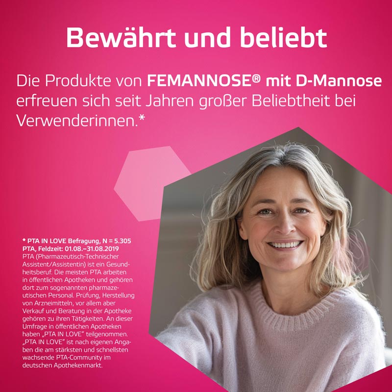 FEMANNOSE E MIT PREISELBEER-EXTRAKT TABLETTEN D-Mannose 30 St Tabletten