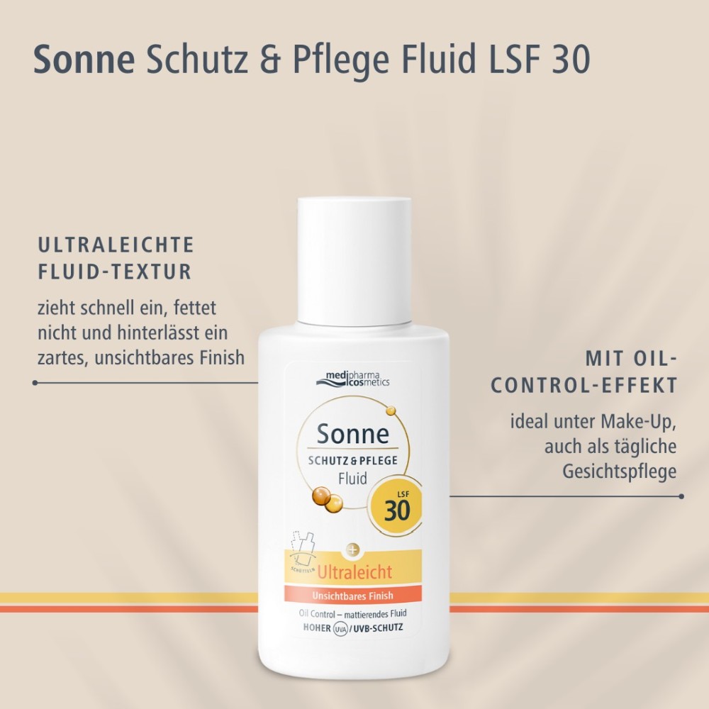 SONNE Schutz & Pflege Fluid Ultraleicht LSF 30 50 ml Lotion