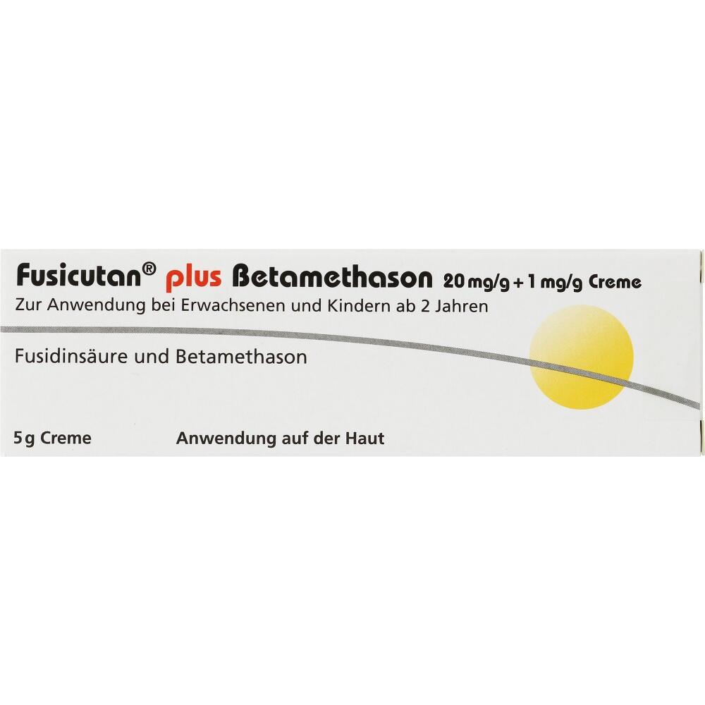 FUSICUTAN plus Betamethason 20 mg/g + 1 mg/g Creme 5 g Creme