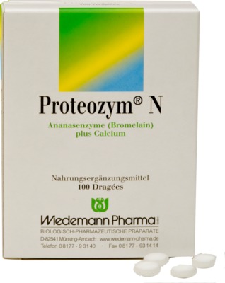 PROTEOZYM N Dragees 100 St Dragees