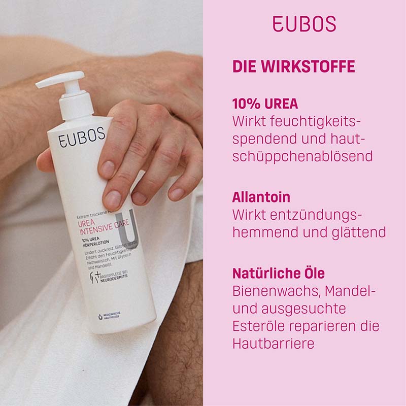 EUBOS UREA 10% KÖRPERLOTION SPENDER 400 ml Lotion