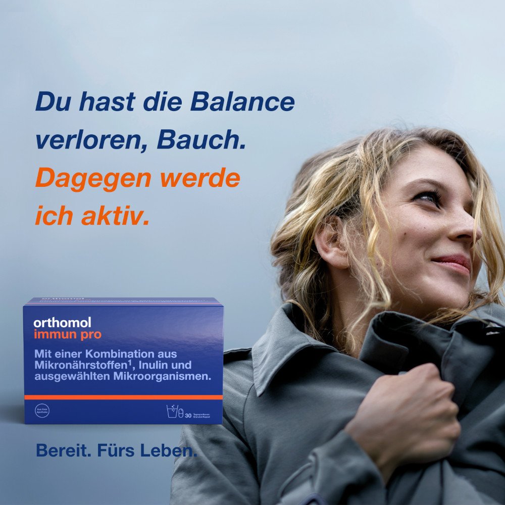 orthomol immun pro - Inulin, Mikronährstoffe und ausgewählte Mikroorganismen - Granulat/Kapseln