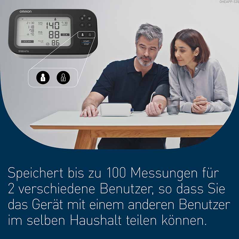 Omron M7 Intelli IT AFib Oberarm-Blutdruckmessgerät 1 St
