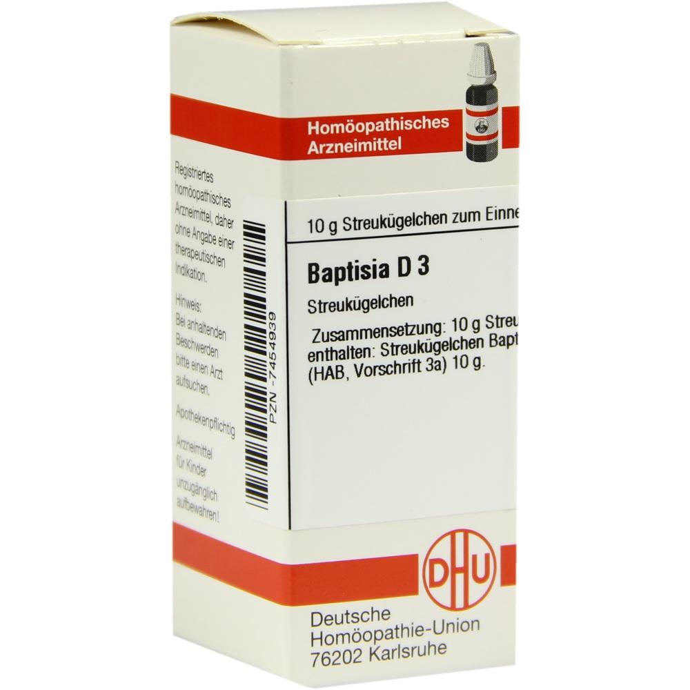 BAPTISIA D 3 Globuli 10 g Globuli