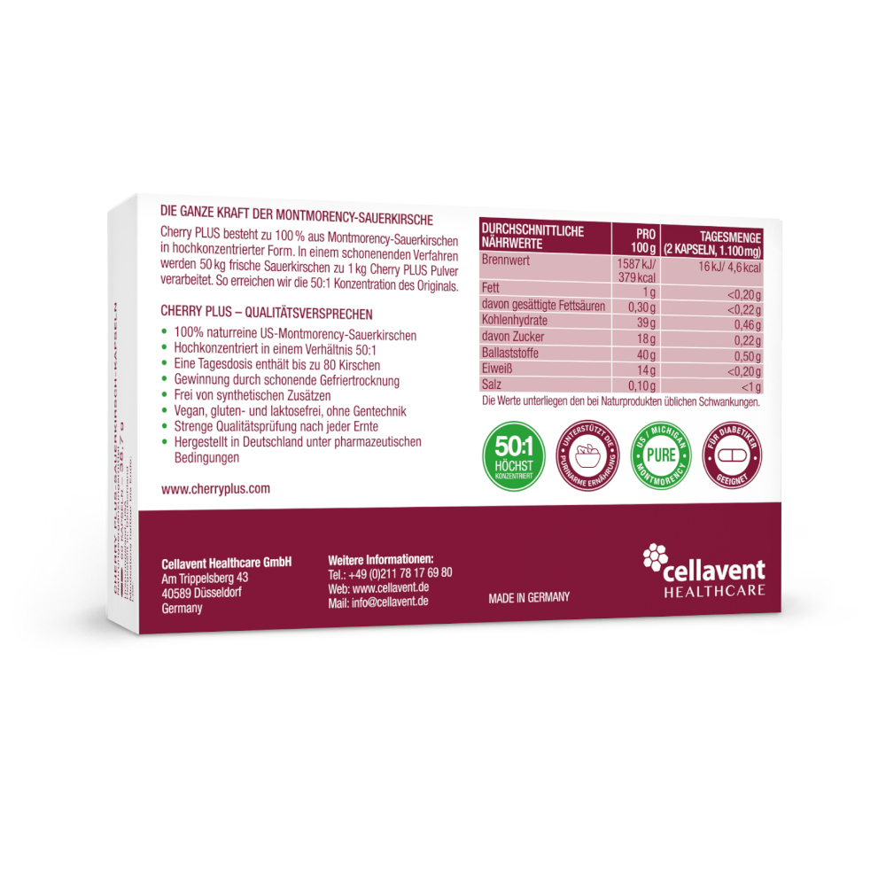cherry plus DAS ORIGINAL 60 St Kapseln