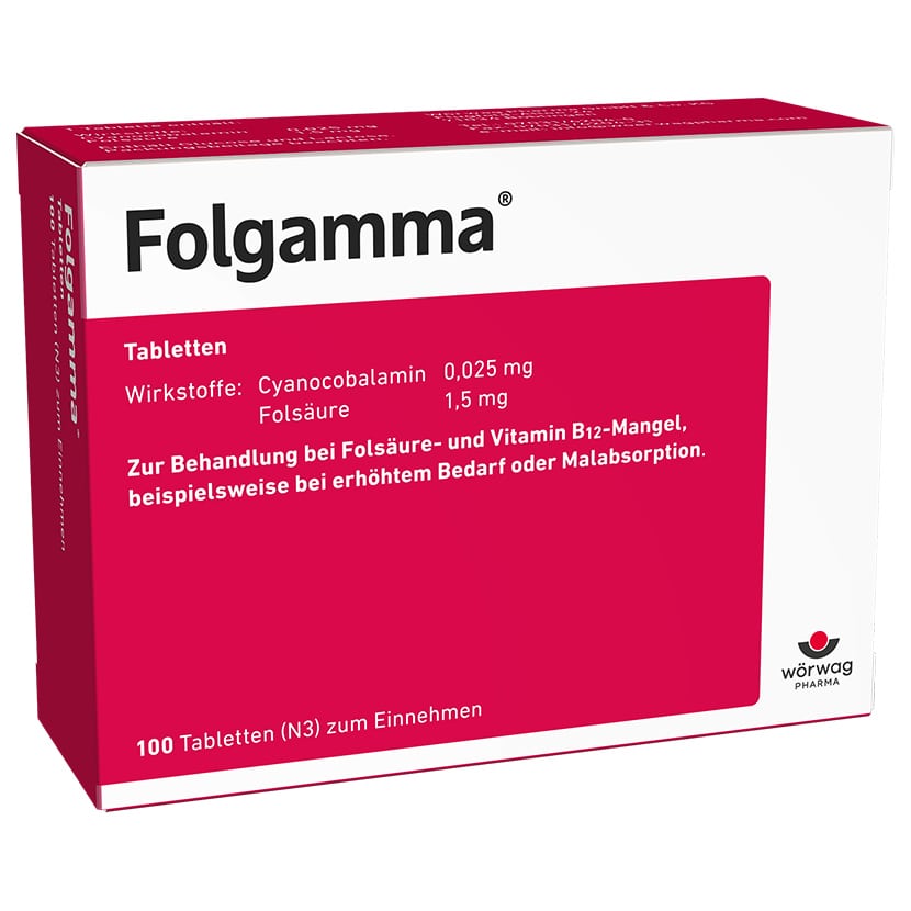 Folgamma 100 St Tabletten