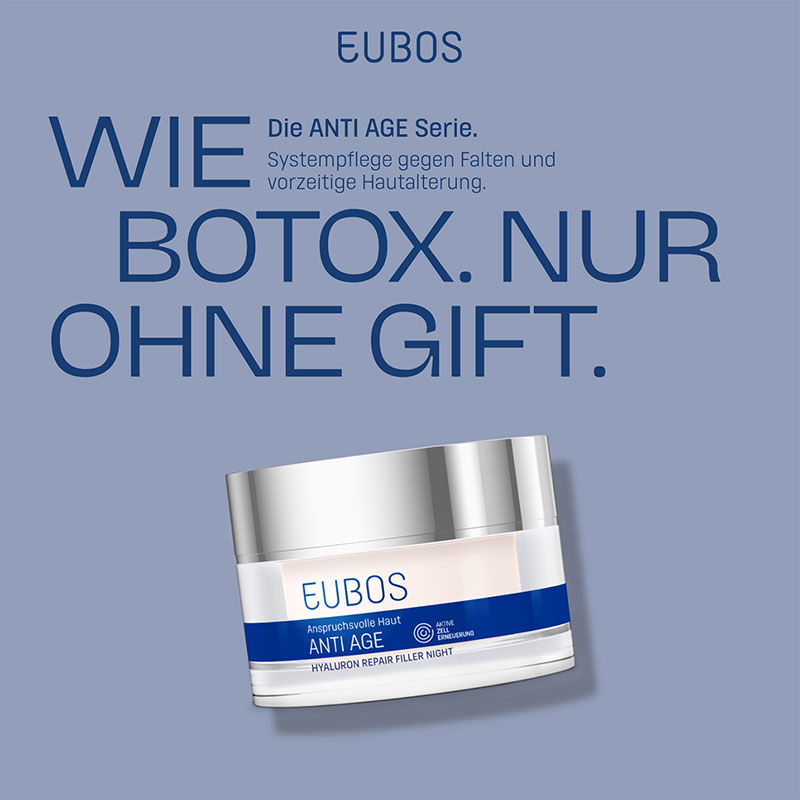 EUBOS ANTI AGE HYALURON REPAIR FILLER NIGHT Anspruchsvolle Haut 50 ml Creme