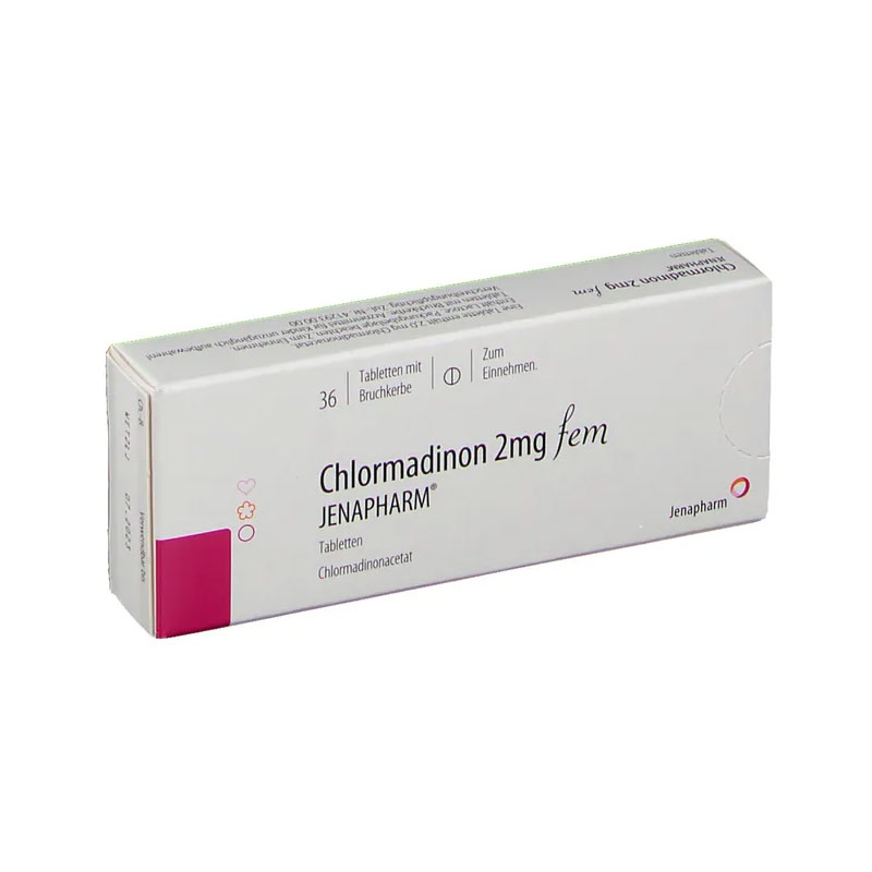 CHLORMADINON 2 mg fem Jenapharm Tabletten 36 St Tabletten