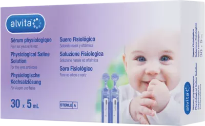 ALVITA physiologische Kochsalzlösung Ampullen 30X5 ml Ampullen