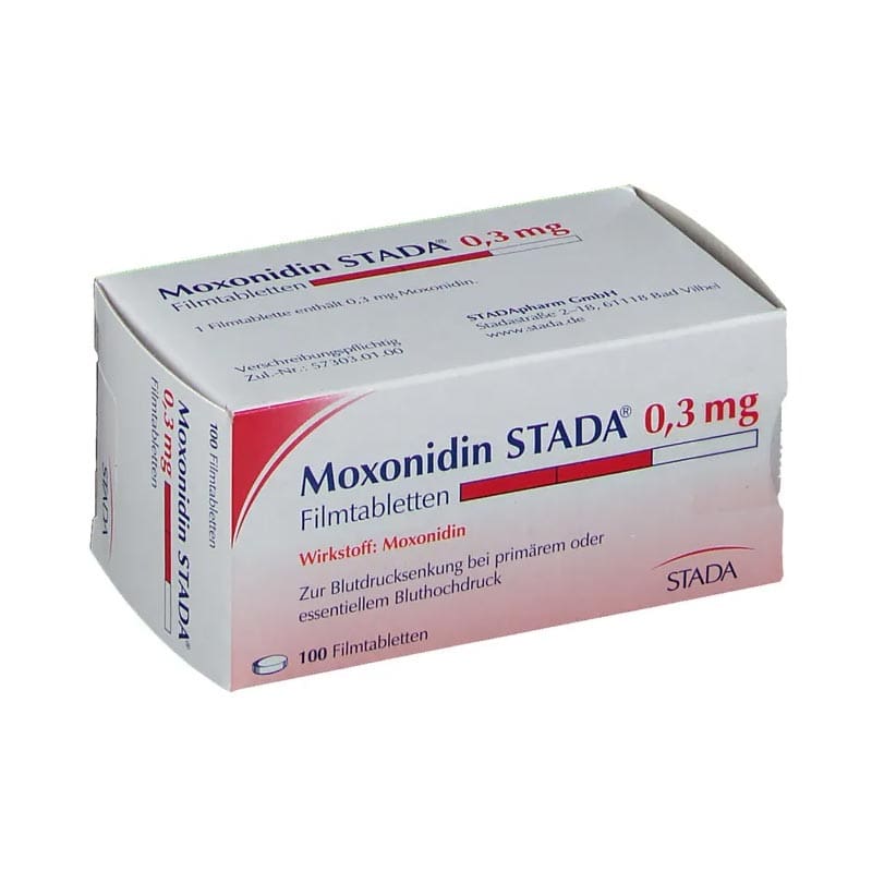 MOXONIDIN STADA 0,3 mg Filmtabletten 100 St Filmtabletten