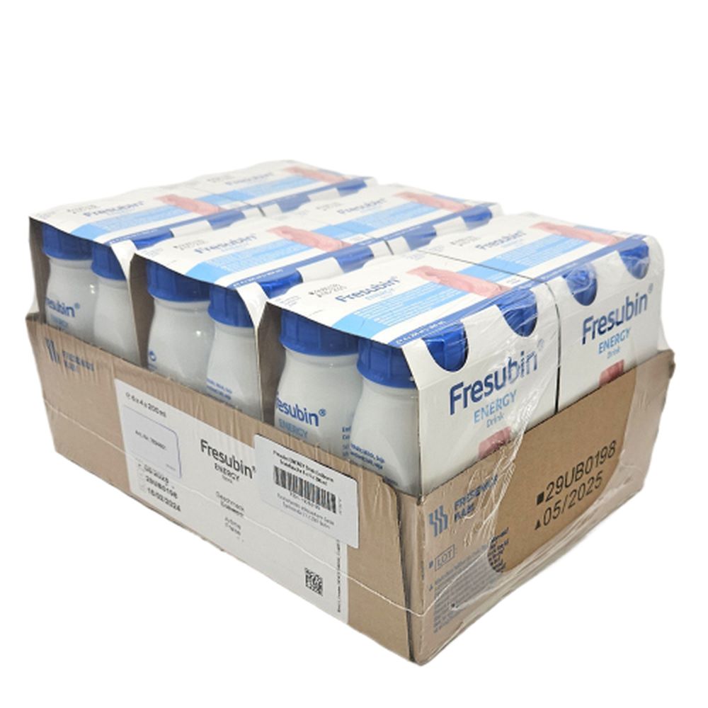 Fresubin ENERGY DRINK Erdbeer 6X4X200 ml Lösung