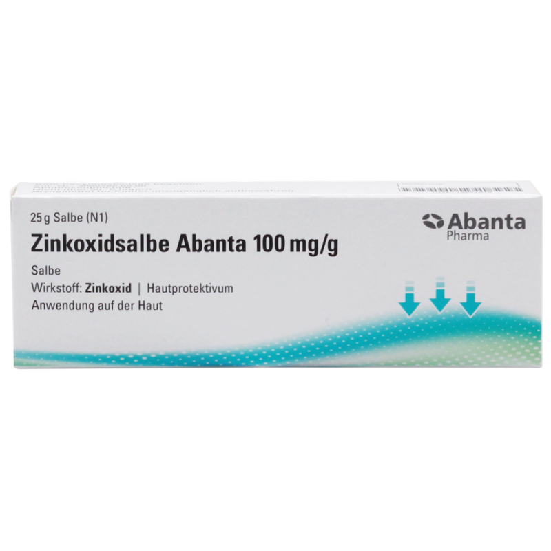Zinkoxidsalbe Abanta 100 mg/g 25 g Salbe
