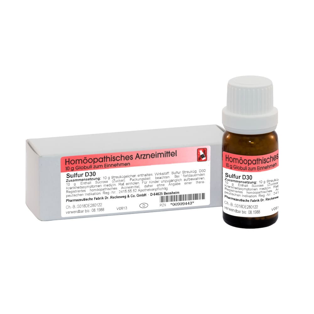SULFUR D 30 Globuli 10 g Globuli
