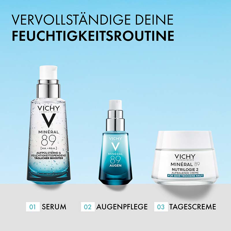VICHY MINÉRAL 89 NUTRILOGIE 2 AUFBAUENDE CREME FÜR SEHR TROCKENE HAUT 50 ml Creme