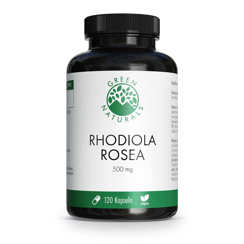 GREEN NATURALS RHODIOLA ROSEA 500 mg 120 St Kapseln