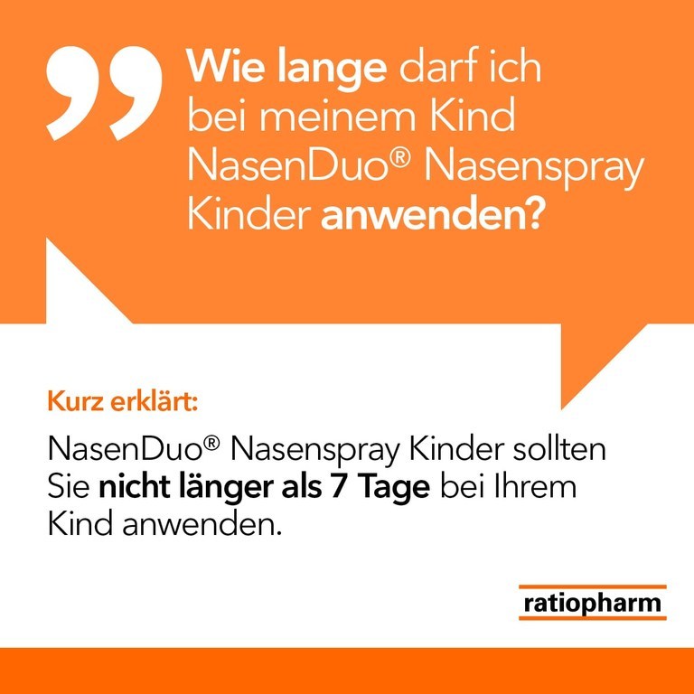 NasenDuo Nasenspray Kinder 10 ml Nasenspray