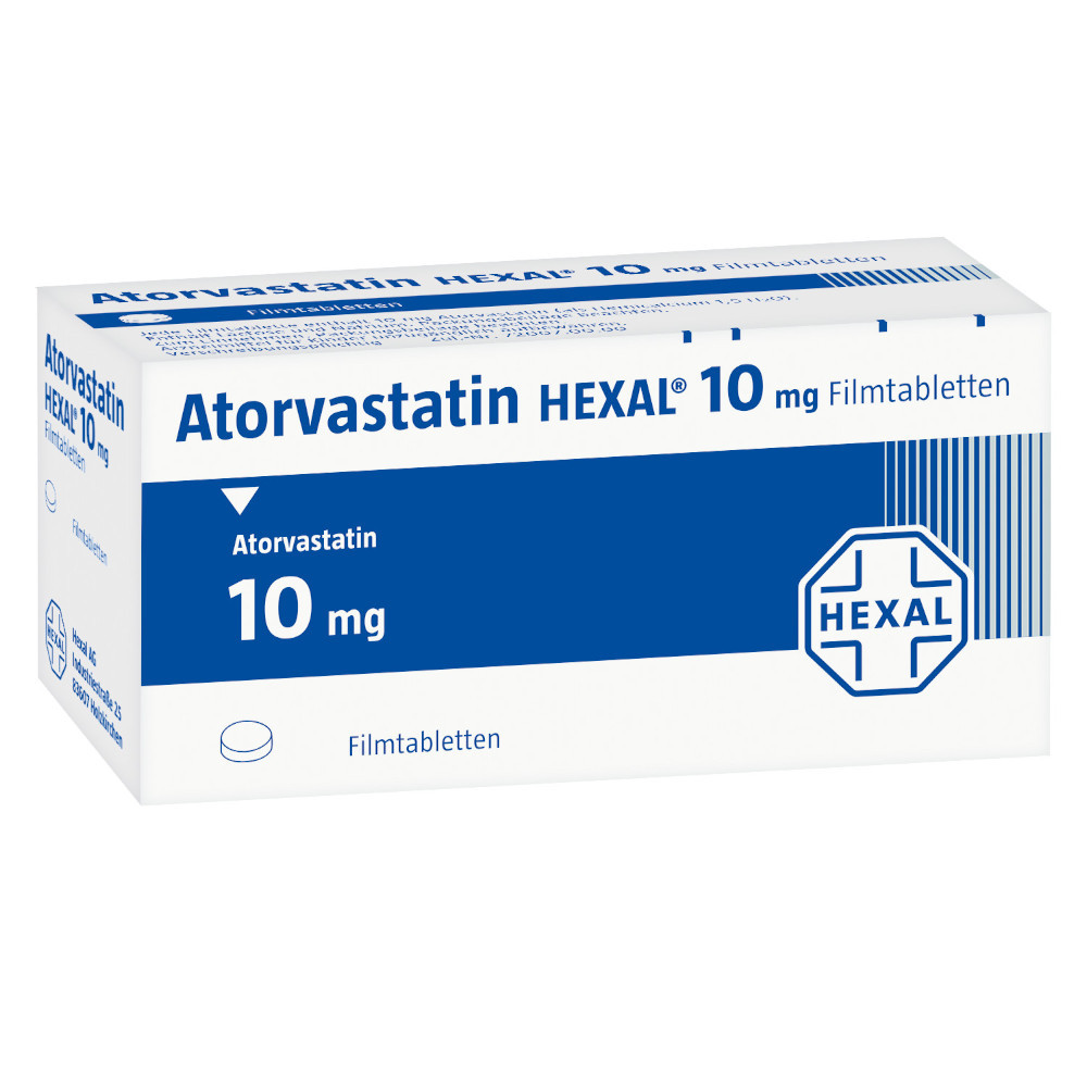 Atorvastatin Hexal 10mg 30 St Filmtabletten