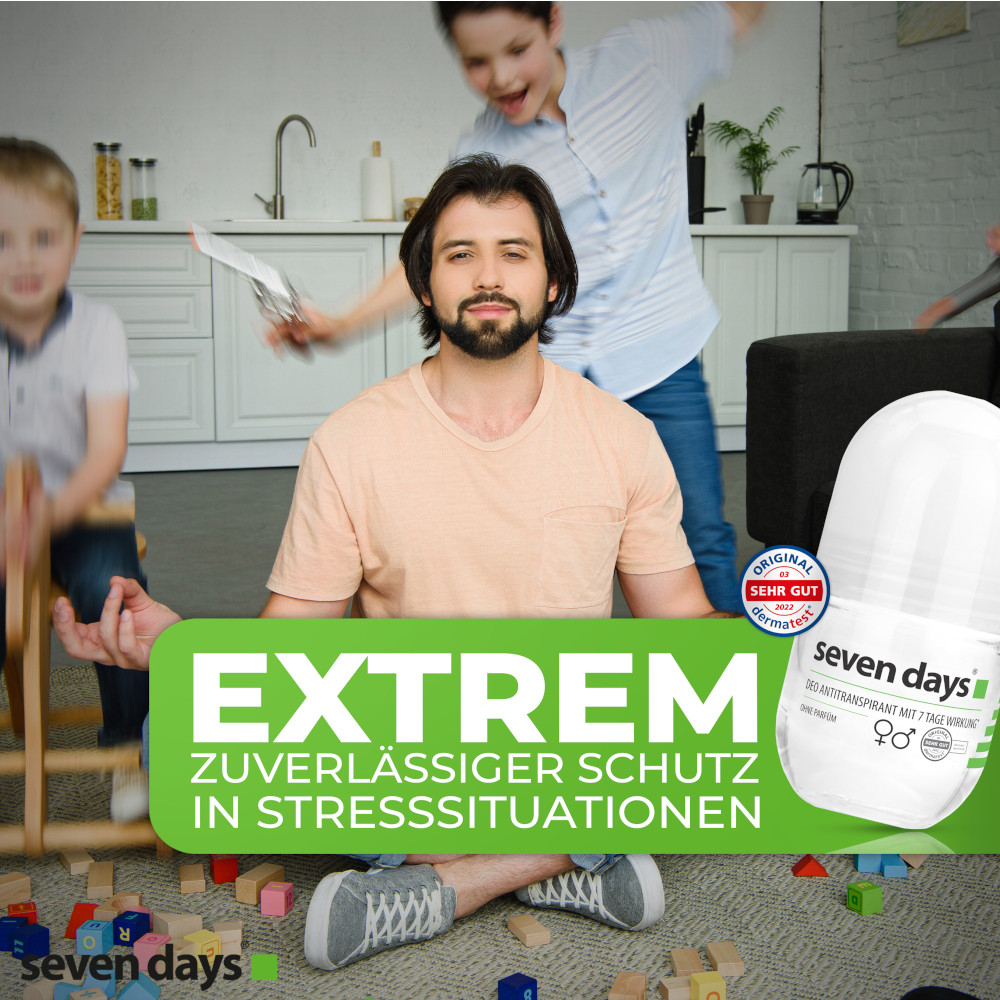 SEVEN DAYS Das Antitranspirant Roll-on Big Ball 50 ml