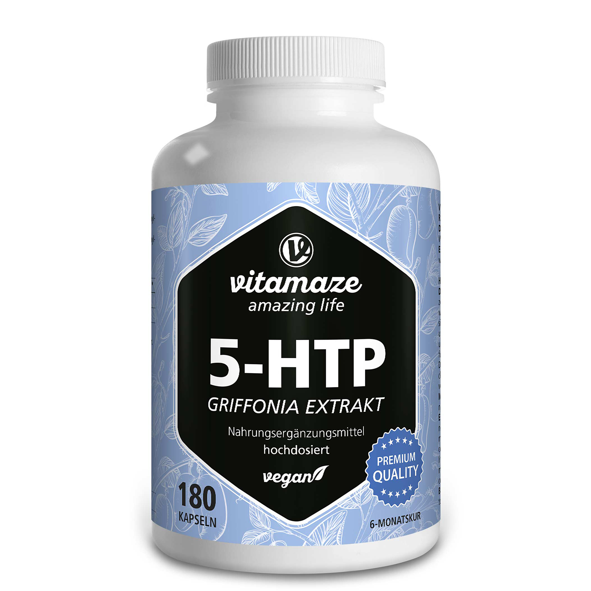 vitamaze 5-HTP 200 mg Griffonia Extrakt 180 St Kapseln
