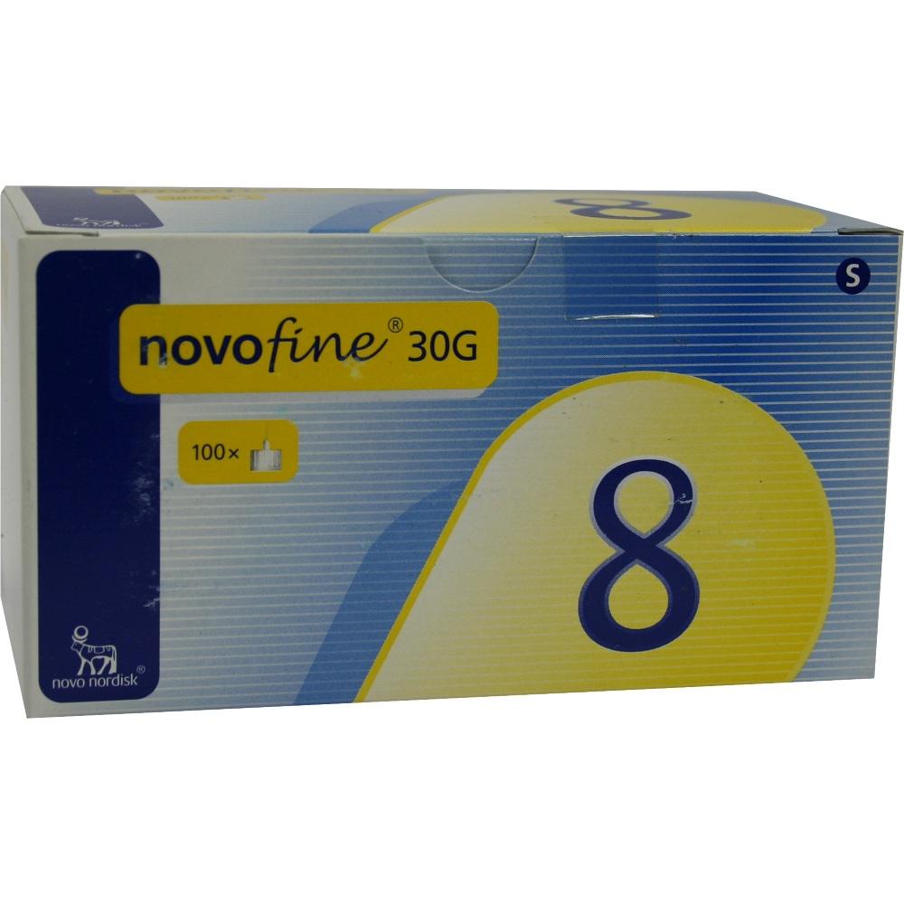 NOVOFINE 8 Kanülen 0,30x8 mm 100 St Kanüle