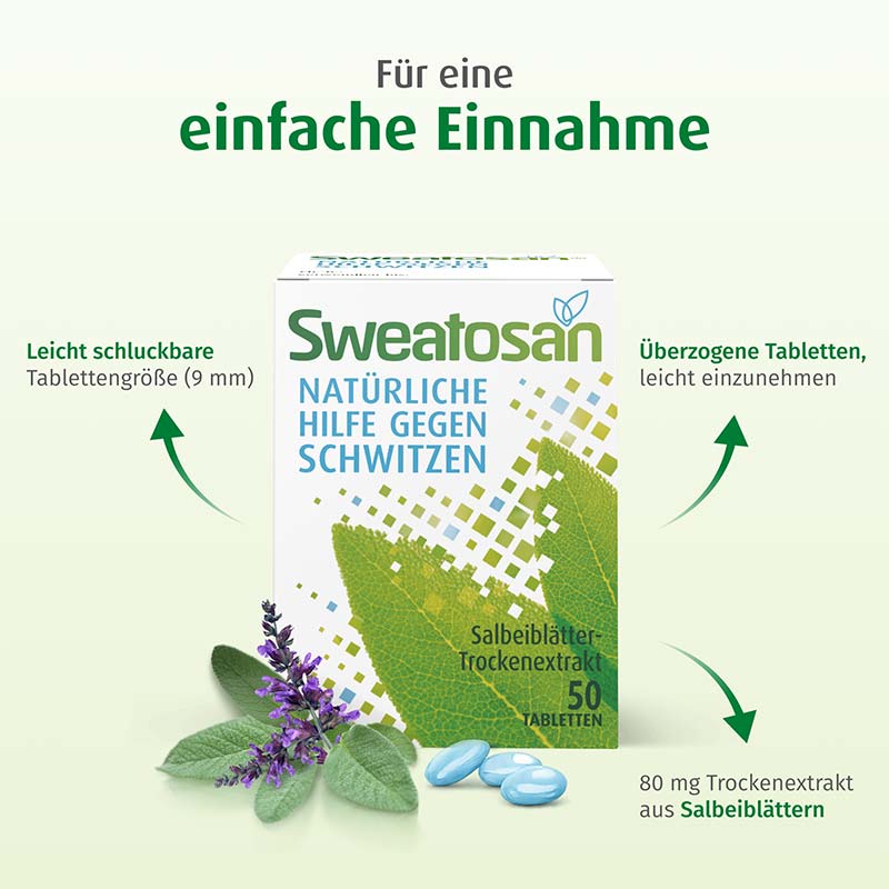 SWEATOSAN  50 St Überzogene Tabletten