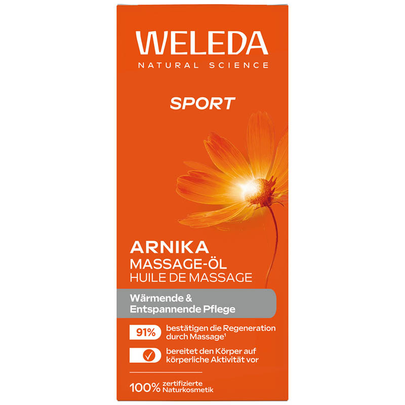 WELEDA Sport Massage-Öl Arnika 200 ml Öl