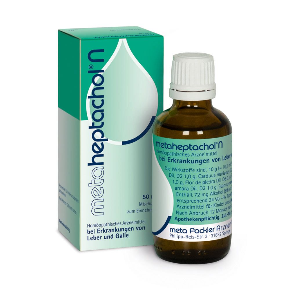 METAHEPTACHOL N Tropfen zum Einnehmen 50 ml Mischung