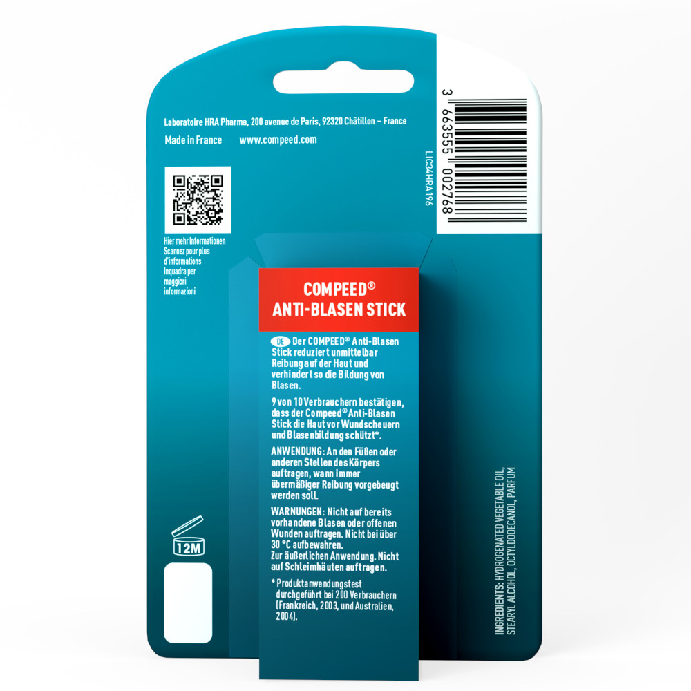 Compeed ANTI-BLASEN STICK 1 St Stifte