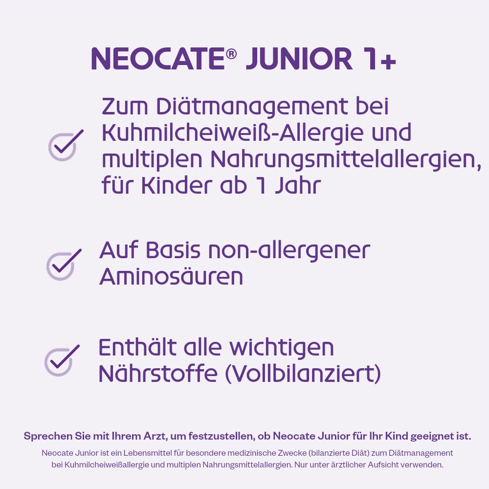 Neocate Junior 400 g Pulver