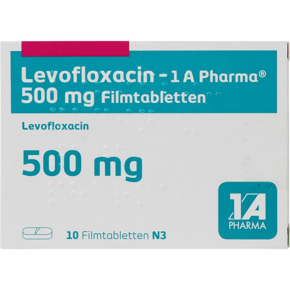 Levofloxacin-1 A Pharma 500mg 10 St Filmtabletten
