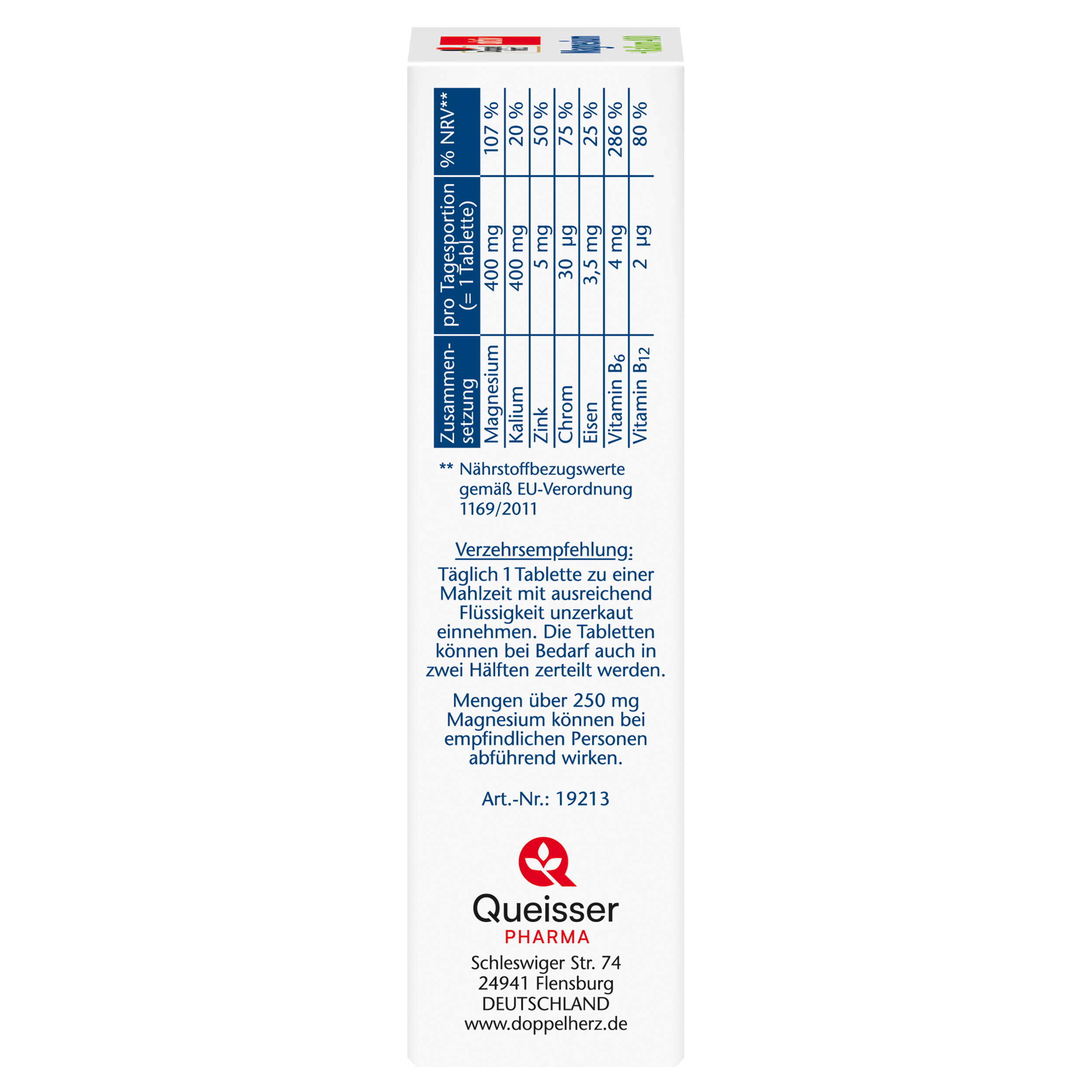 Doppelherz aktiv Magnesium + Kalium 400 30 St Tabletten