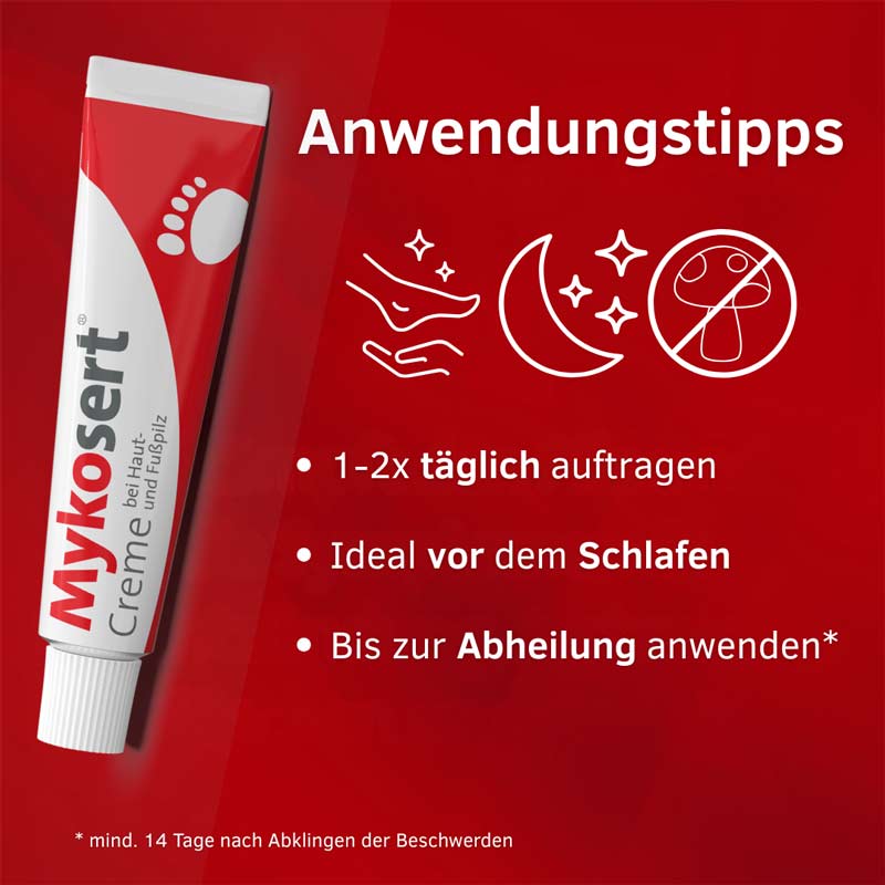 Mykosert Creme bei Haut- und Fußpilz 50 g Creme