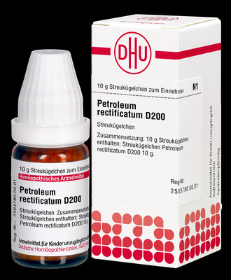 PETROLEUM RECTIFICATUM D 200 Globuli 10 g Globuli