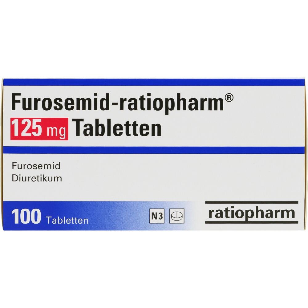 Furosemid-ratiopharm 125mg 100 St Tabletten