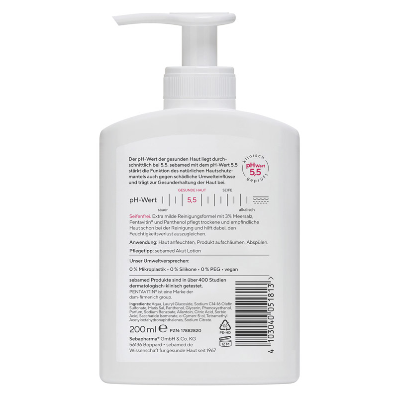 sebamed MEERSALZ WASCH-EMULSION 200 ml Emulsion