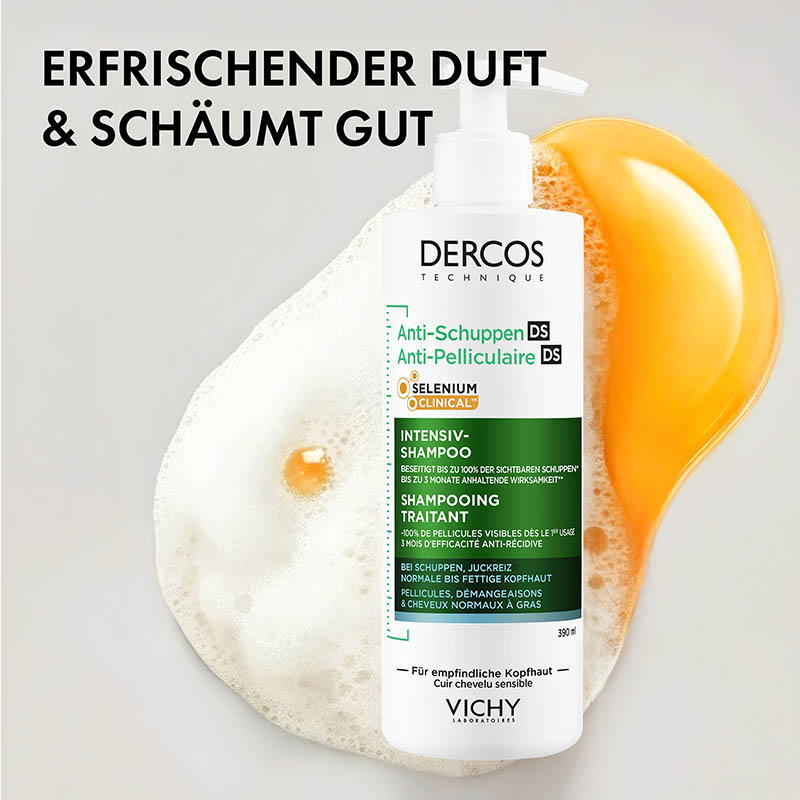 VICHY DERCOS Anti-Schuppen DS INTENSIV-SHAMPOO  390 ml Shampoo