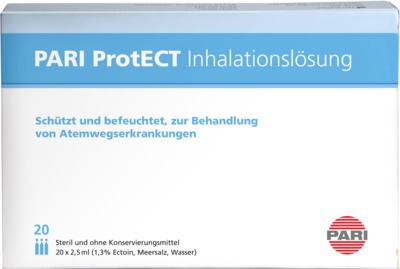 PARI ProtECT Inhalationslösung mit Ectoin Ampullen 20X2.5 ml Ampullen