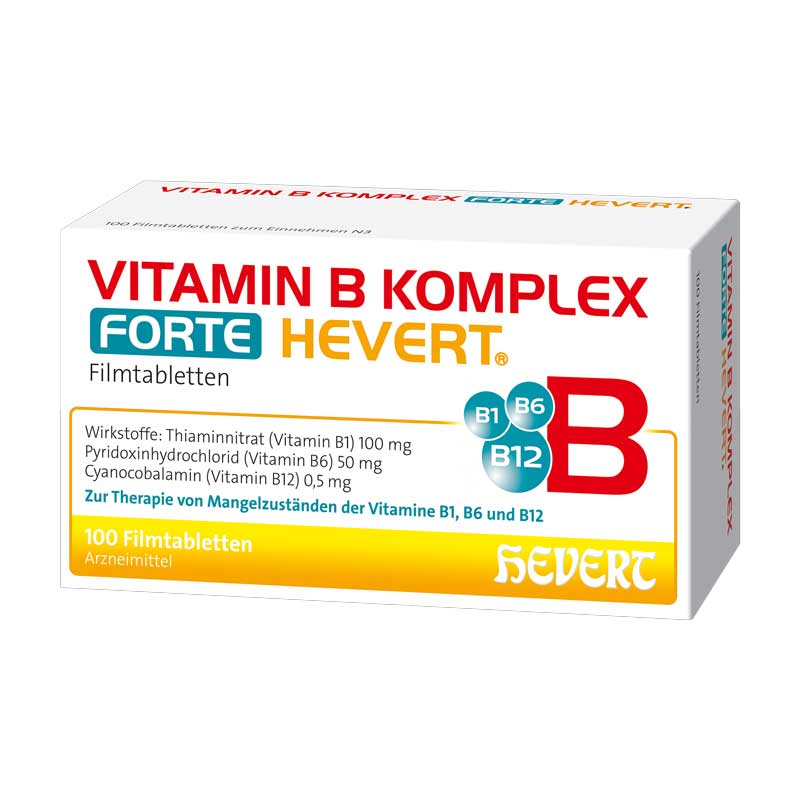 VITAMIN B KOMPLEX FORTE HEVERT 100 St Tabletten